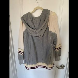 Free people embroidered and oversized sweatshirt
